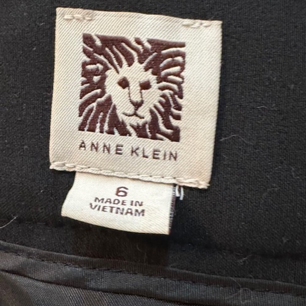 Anne Klein Classic Fit Black Skirt - Sz 6 - Picture 11 of 12